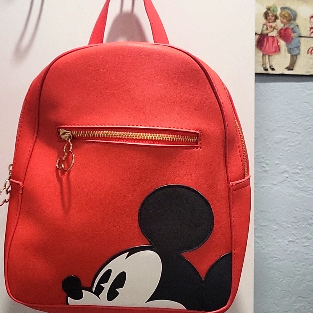 Disney Red Mickey Mouse Backpack